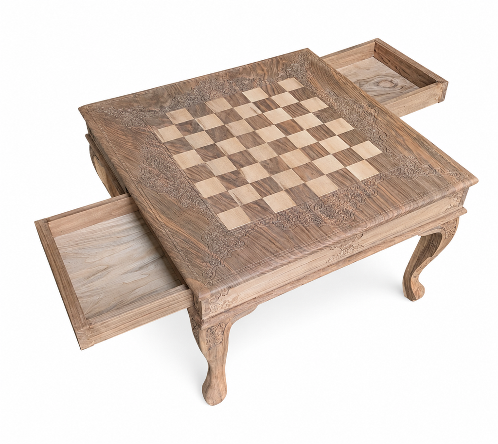 Opulent Chess Table