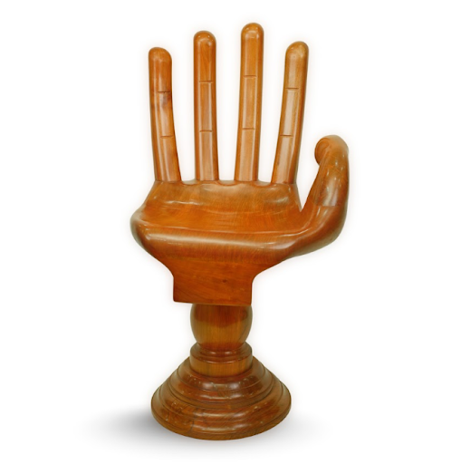 Rotating Hand-Shaped Chair